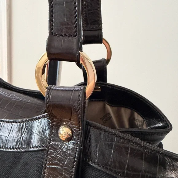 Montblanc Starisma Vintage Tote Made in Italy Black Luxury Bag - Picture 9 of 16